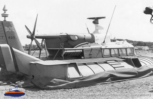 SRN5 with the Royal Navy -  (credit: The <a href='http://www.hovercraft-museum.org/' target='_blank'>Hovercraft Museum Trust</a>).